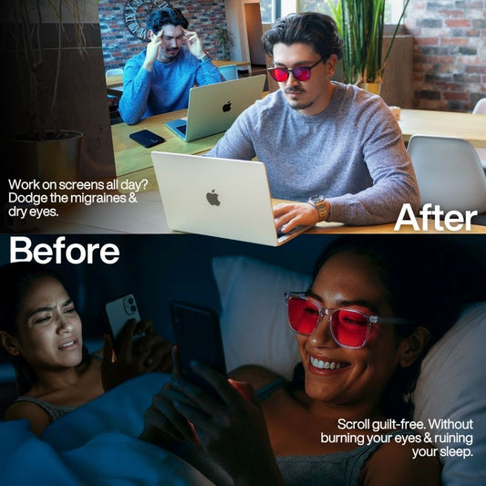 red lens blue light glasses